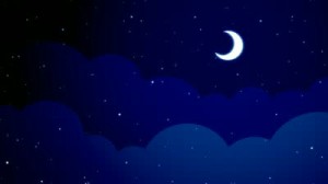 stock-footage-a-dark-blue-vector-style-cloudy-night-backdrop-with-a-moon